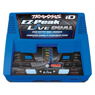 TRAXXAS EZ-Peak Live Dual 26A NiMH/LiPo Charger Auto iD