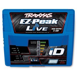 TRAXXAS EZ-Peak Live 12A NiMH/LiPo Laddare Auto ID
