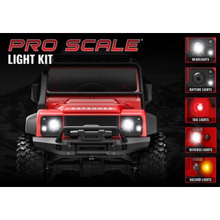 TRAXXAS 429784 LED Lights Front and Rear Kit Complete TRX-4M Defender