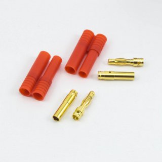 Ultimate 4,0mm Bullet Stecker Male / Female 2 Stck