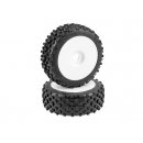 SP STAR PIN 1:8 Buggy Komplettrad # Xtrem Super Soft wei