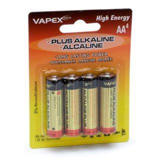 Vapex Plus Alkaline batteries AA 4pcs