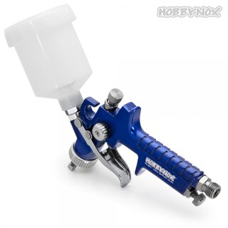 Hobbynox HN001-00 RUBY Mini Spray Gun Top Feed 0.8mm 125ml Cup 3m Hose