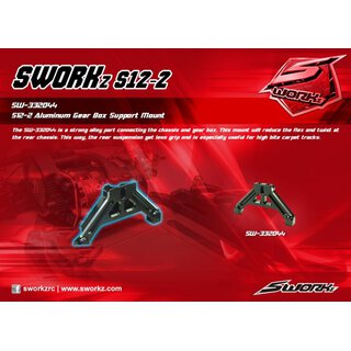 SWORKz SW332044 S12-2 Getriebehalterung Aluminium