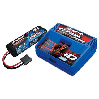 TRAXXAS Charger EZ-Peak Plus 4A and 2S 5800mAh Battery Combo