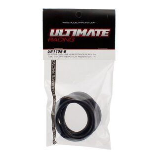 Ultimate UR1108-B Silikon Sprit Schlauch schwarz 1 m