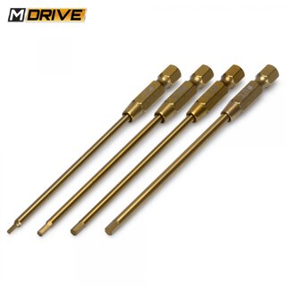 M-Drive MD10000 Elektrowerkzeug Set Innensechskannt - 1,5+2,0+2,5+3,0 mm