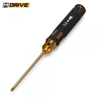 M-Drive MD21030 Pro TiN Innensechskantschlssel 3.0 mm
