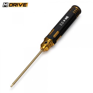 M-Drive MD21020 Pro TiN Innensechskantschlüssel 2.0 mm