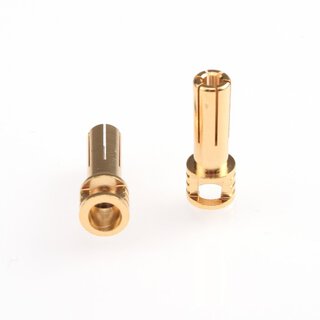 RUDDOG RP-0310 5mm Gold Cooling Head Bullet Plugs (2pcs)