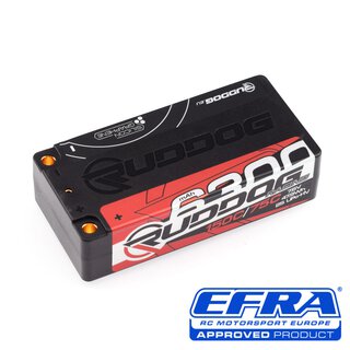RUDDOG RP-0679 Racing 6300mAh 150C/75C 7.6V Short Stick Pack LiPo-HV Battery
