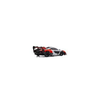Kyosho K.32340WR Mini-Z RWD McLaren Senna GTR White-Red (W-MM/KT531P)