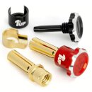 1up Racing 190455 Lockdown Adjustable Bullet Plugs 5mm -...