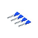 RC-Parts RC18003-BLU Body Clips Rot inkl. Splint 4...