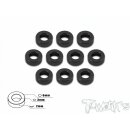 T-Work´s TA-009BK Aluminum 3mm Bore Washer 2.0mm...