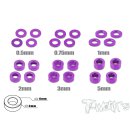 T-Work´s TA-012P Aluminum 3mm Bore Washer Set 0.5,...