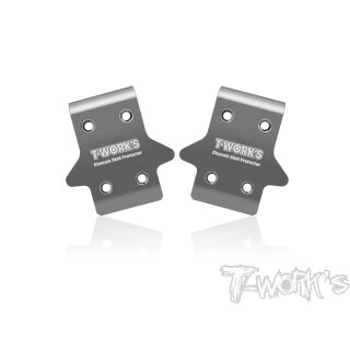T-Work´s TO-235-MBX8R Stainless Steel Front Chassis Skid Protector ( Mugen MBX8R) 2pcs.