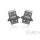 T-Work´s TO-235-MBX8R Stainless Steel Front Chassis Skid Protector ( Mugen MBX8R) 2pcs.