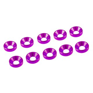 Ultimate UR1511-PK 4 mm Alu Unterlegscheibe konisch Pink 10 Stück
