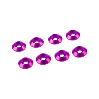 Ultimate UR1521-PK 3 mm Alu Cap Head Washer Pink 8 Stück