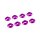 Ultimate UR1521-PK 3 mm Alu Cap Head Washer Pink 8 Stück