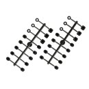 Mugen E2108a Führungseinsätze Querlenkerhalter...