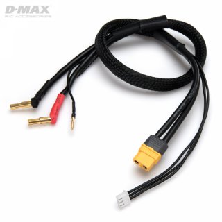 D-Max Ladekabel 4/5mm 2S CAR LiPo to XT60 12AWG 500mm