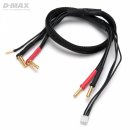 D-Max Ladekabel 4/5mm 2S CAR LiPo to 4mm Bullets 12AWG 500mm