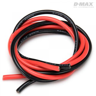 D-Max Kabel rot und schwarz 8AWG je 1 Meter