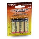 Vapex Plus Alkaline batteries AA 4pcs